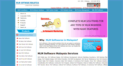 Desktop Screenshot of mlmsoftwaremalaysia.com