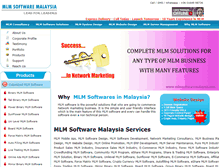 Tablet Screenshot of mlmsoftwaremalaysia.com